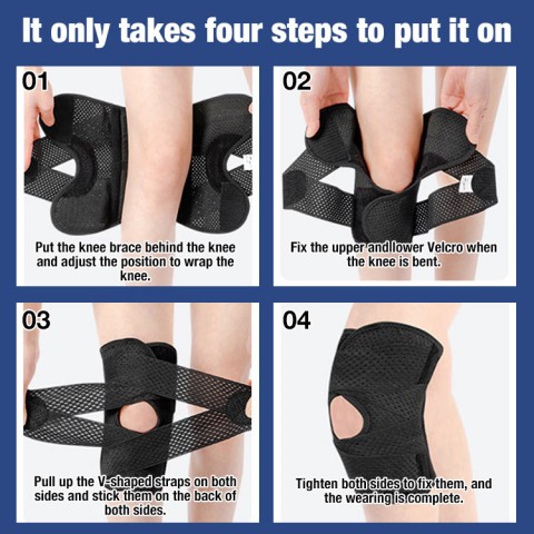 Thin meniscus knee pads