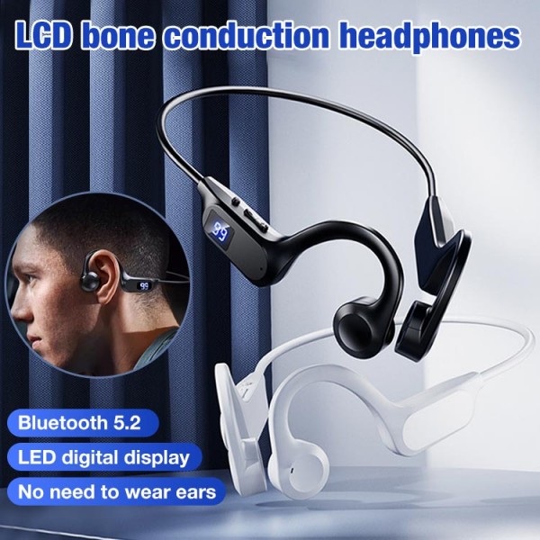 New LCD bone conduction headphones