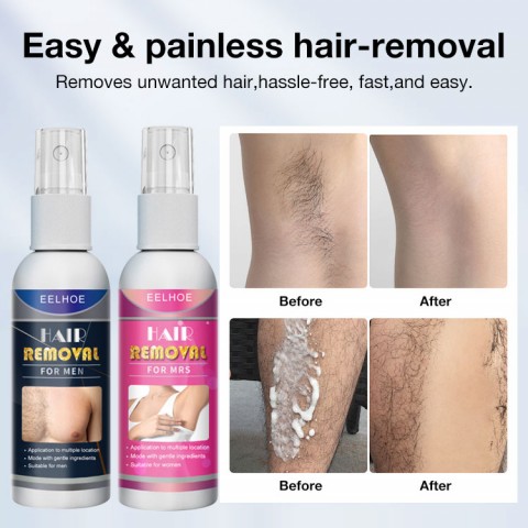 Body hair removal lotion