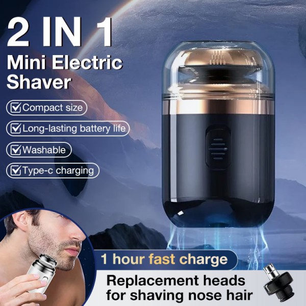2 in 1 Mini Electric Shaver