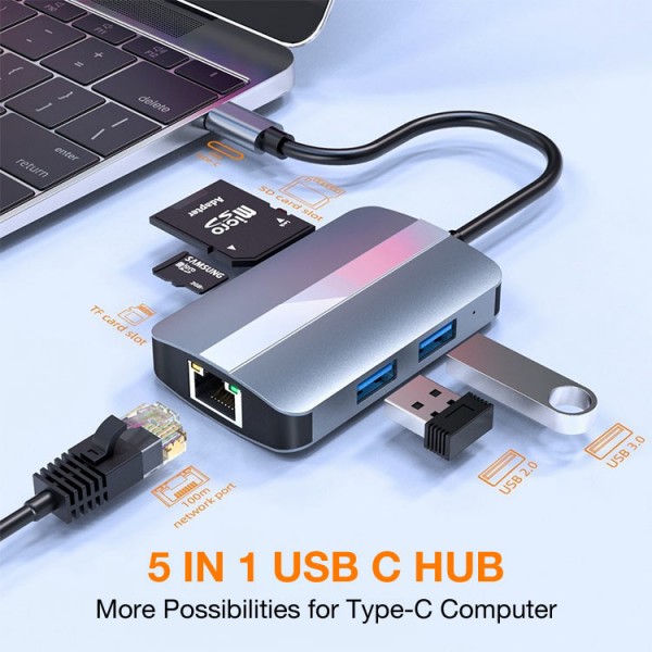 5 IN 1 USB C HUB..