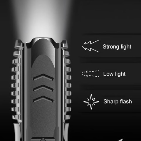 Multifunctional rechargeable flashlight