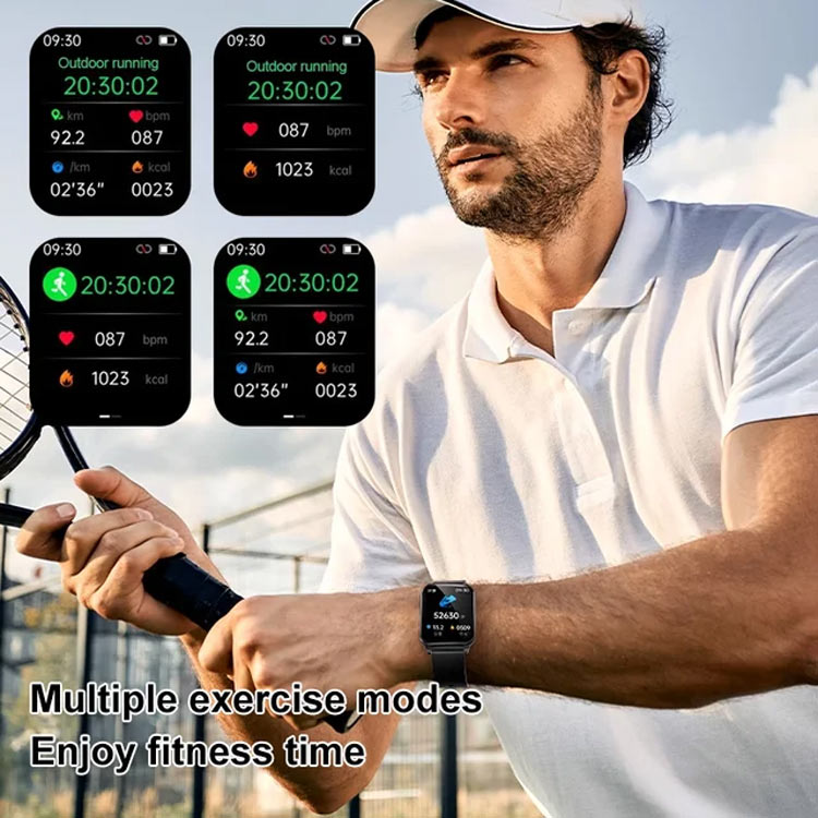 Christmas warm-up-One Year Warranty-Smart Painless Blood Glucose Measurement Watch-Stay healthy-measure blood sugar levels, heart rate, sleep quality and other general health